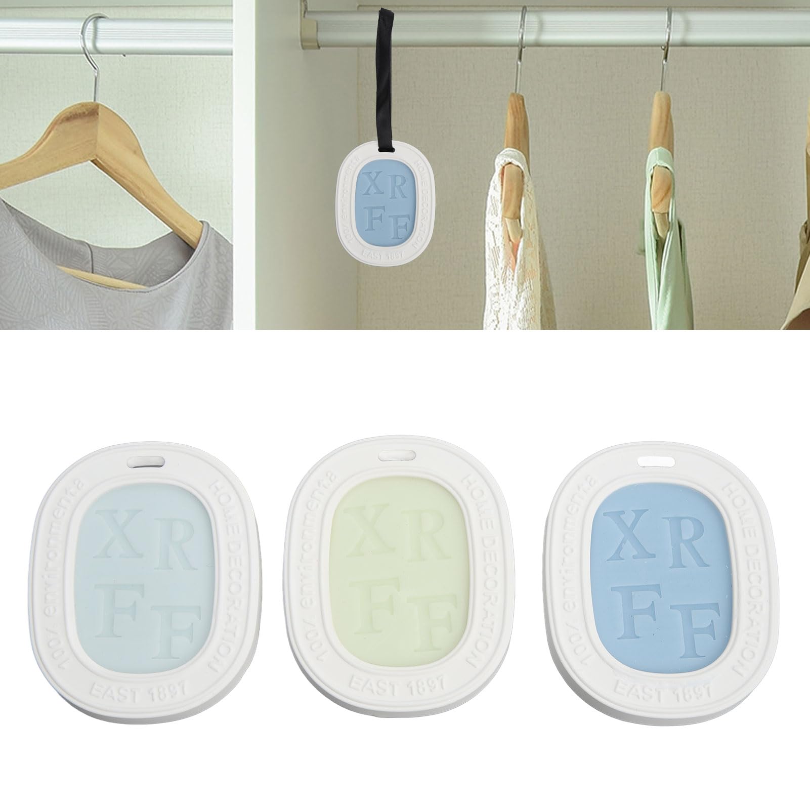 Perfume Closet／Cling Cling 24 Pcs Large Hanging Closet Deodorizer Air Freshener Scented